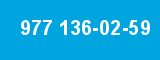 977 136-02-59 977 136-02-59